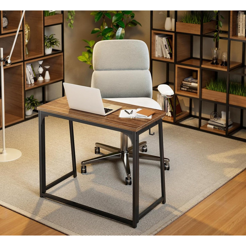 80cm Folding Table, Walnut