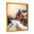 Impression dorée sur toile encadrée