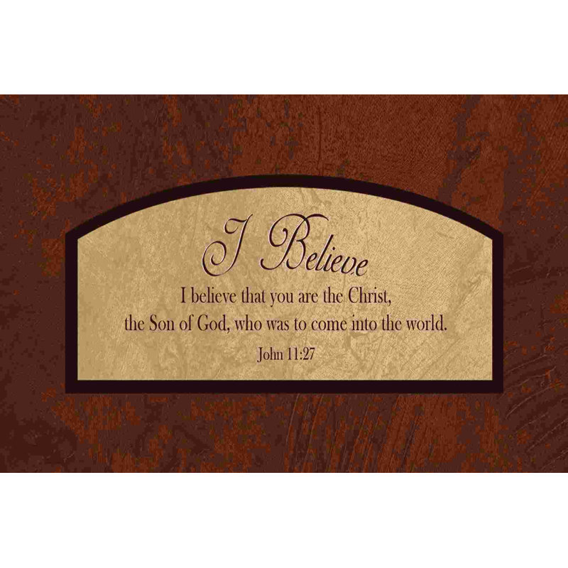 I Believe - impression sur toile tendue, H 8 po x l 12 po