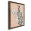 «Jaronda Peacock In Gold III», reproduction d'art sur toile-88378596-88378600