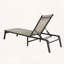 Ensemble de 2 chaises longues pliantes en aluminium avec dossier réglable à 5 positions
