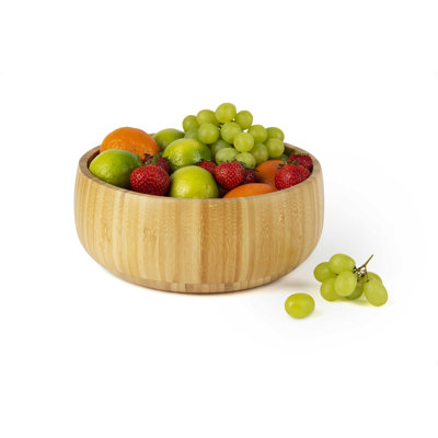 Excelsa Bamboo Stainless Steel Fruit Bowl