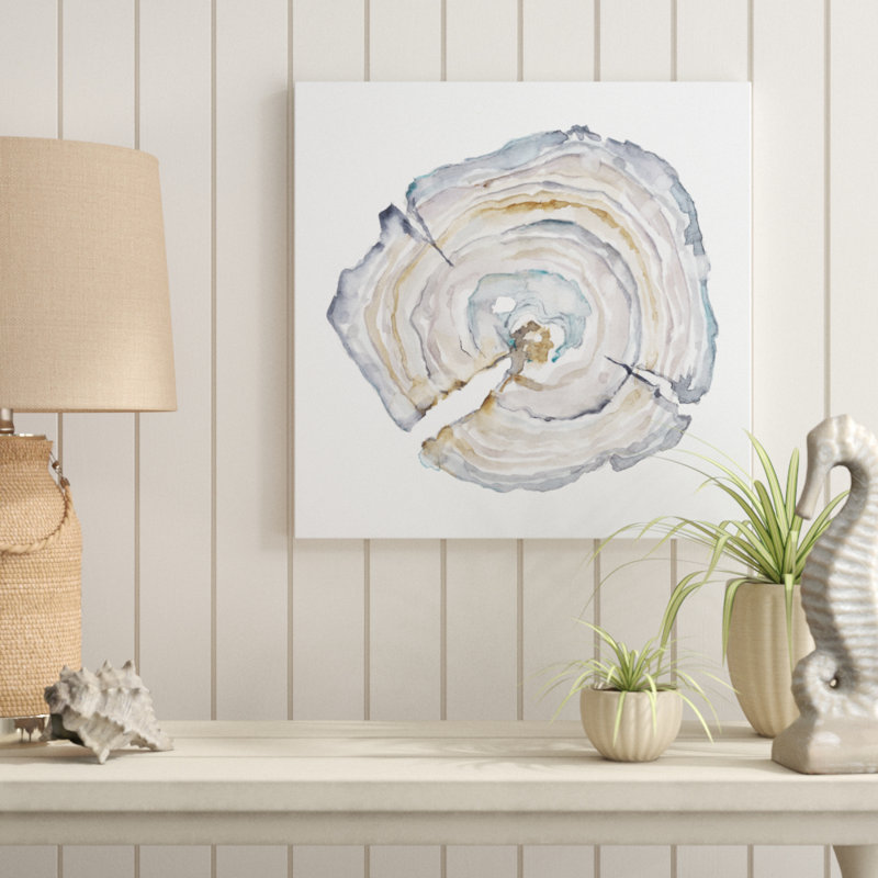 Tree Ring I by Ethan Harper - Wrapped Canvas Painting, 30cm H x 30cm W