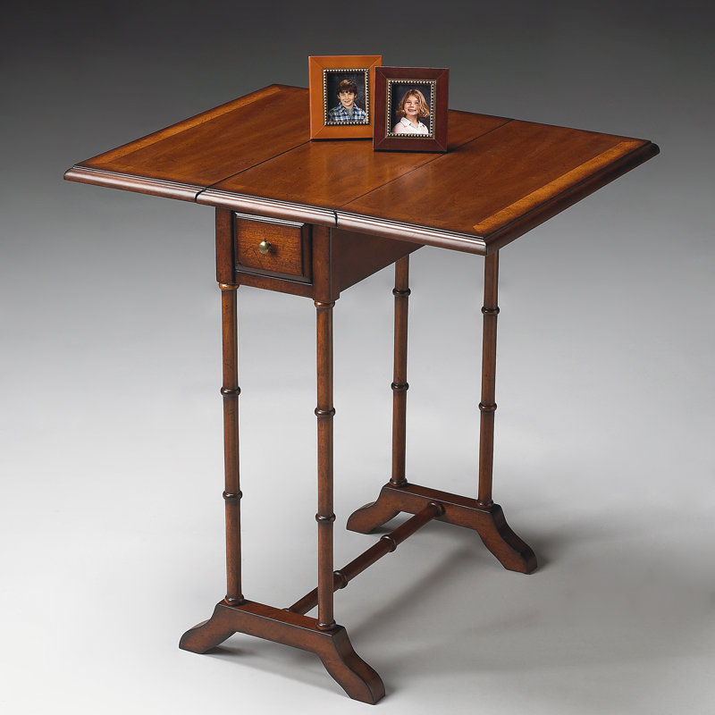 Darrow Drop-Leaf Side Table, Umber