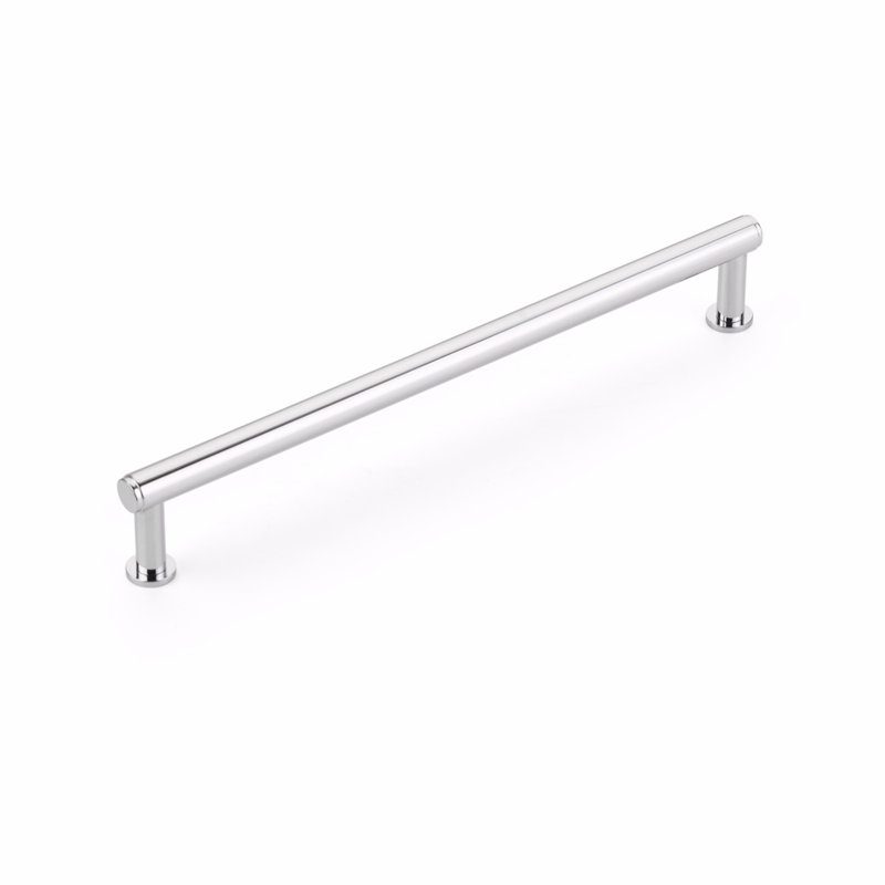 Poignée d'armoire Schaub, Chrome poli, 8"