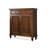 Brown Solid Wood Shoe Storage Bench