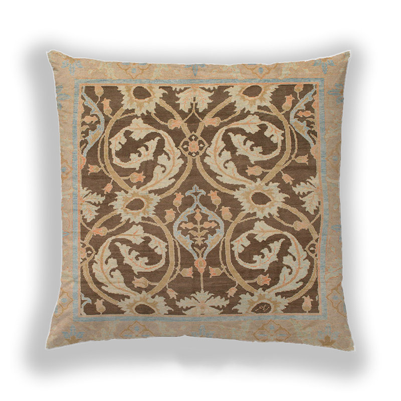 Coussin décoratif abstrait 1217, Microsuède
