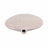 Modern Earthenware Round Flat Table Vase with Speckled Design for Home Decor - Artistic Tall Flower Vase for Living Room or Bathroom Display - Cream-1797390195