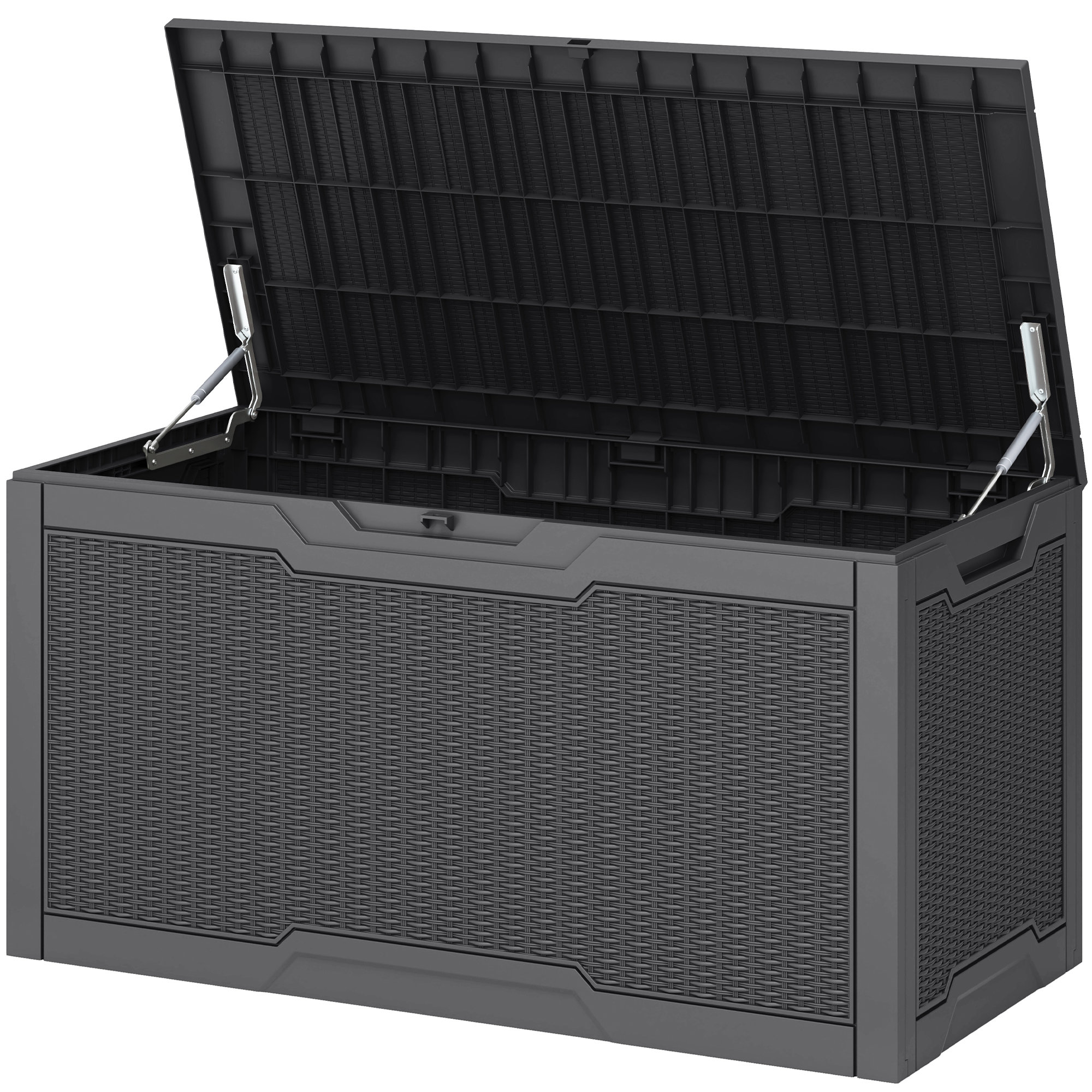 Ebern Designs Quartey 100 Gallons Water Resistant Resin Lockable Deck ...