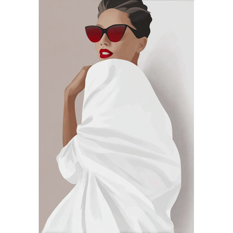 «Minimal Wrap Icon», art mural sur toile tendue, H 48 po x l 32 po x P 1,5 po
