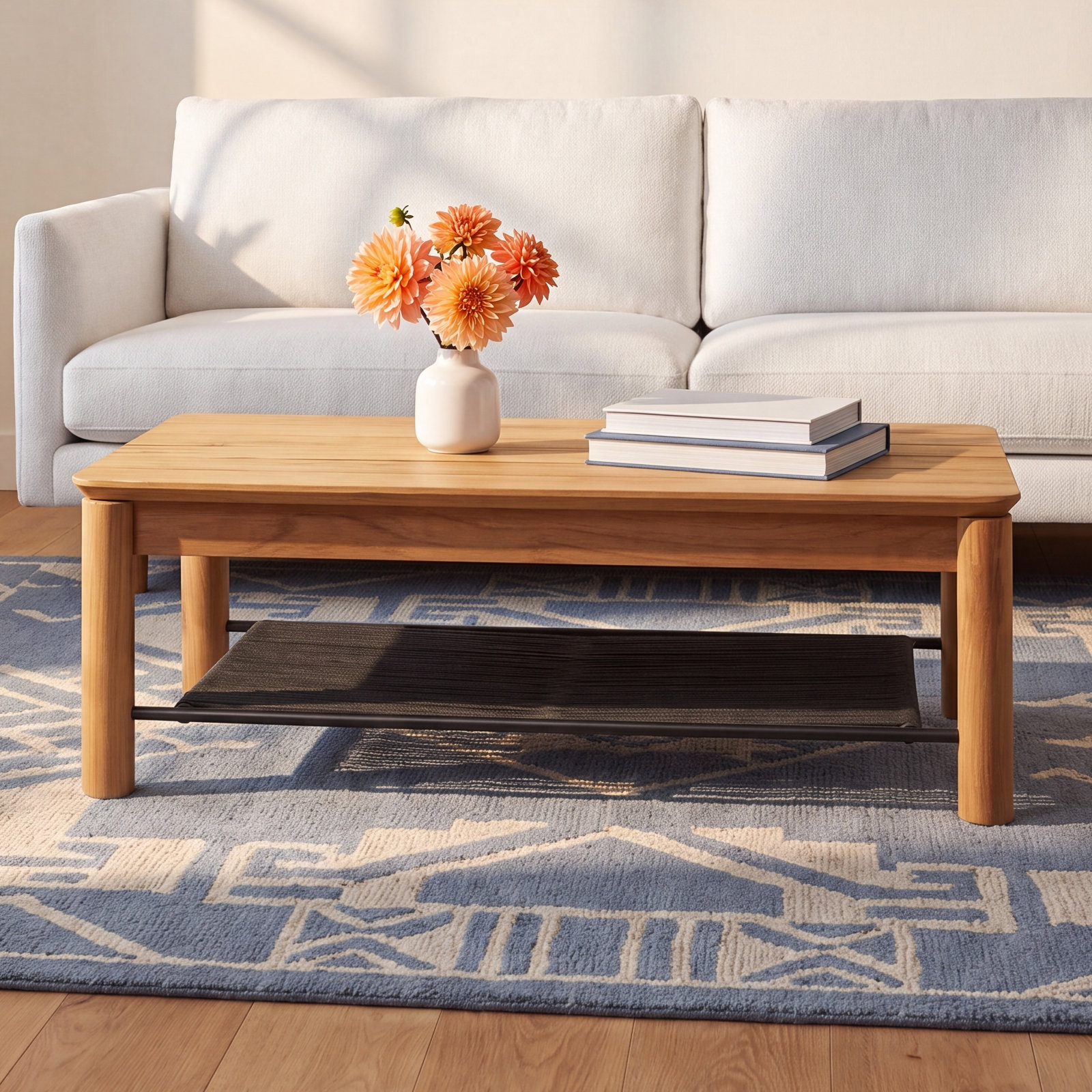 Haven Solid Wood Single Coffee Table