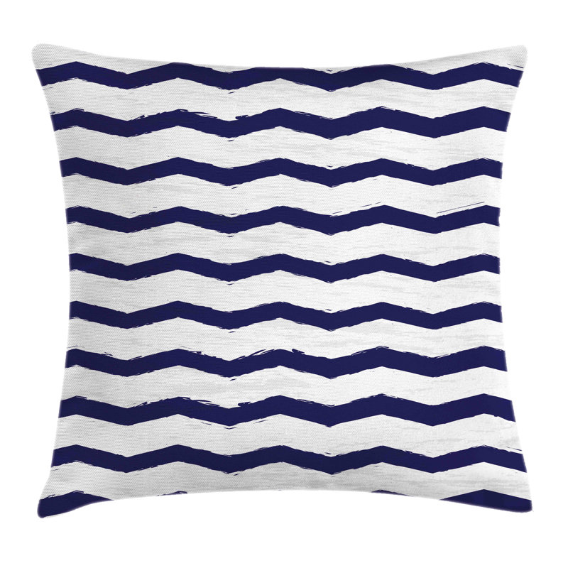 Housse de coussin de maison carrée ocean nautique sea, 24 po x 24 po