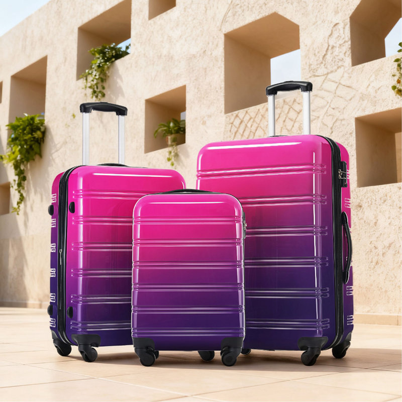 PC Luggage Rack, Multicolor purple