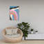 Gentle Rainbow Arcs Abstract Colorful Contemporary Landscape Nature Wall Art Print-707215197