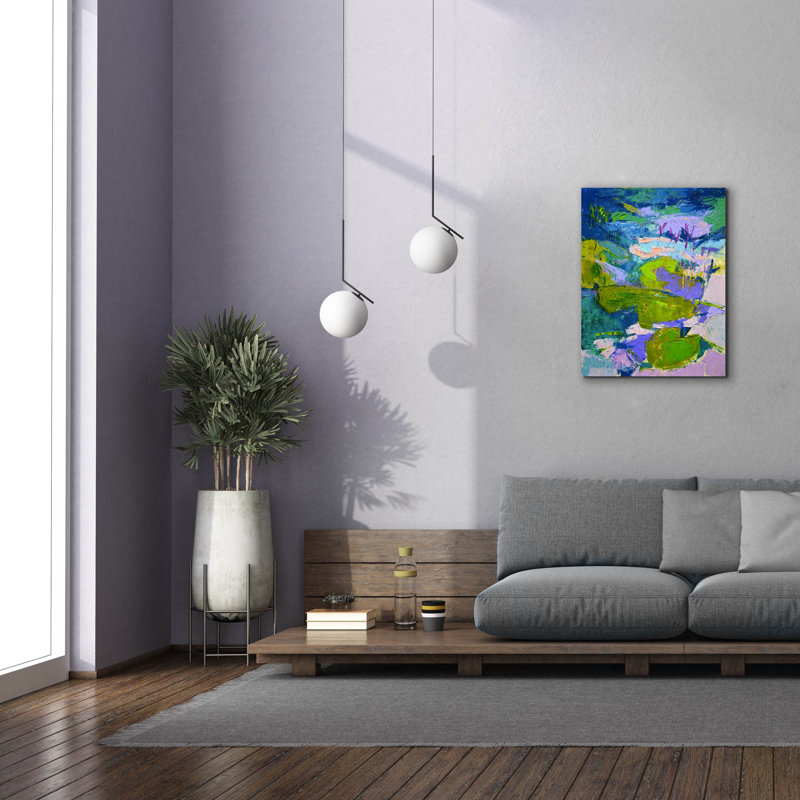  «Glitter Me Happy 1» par Dorothy Fagan, art mural sur toile, 26 po x 34 po