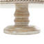 Mango wood cake stand with glass dome