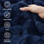 Bedsure Chequered Soft Fluffy Fleece Throw Blanket -113850104-113850109