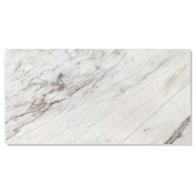 12"×24" Natural Polished Marble Tile For Wall And Floor, 1 Box 4 PCS