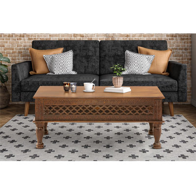 Agirta Solid Wood Four Leg Coffee Table