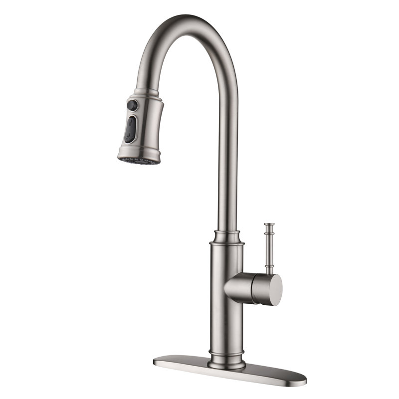 Robinet de cuisine Sumerain S6132P-XX-6133, Acier inoxydable