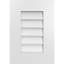 Rectangle Surface Mount Signature Urethane Non-Functional Gable Vent Primed Tan-101812262