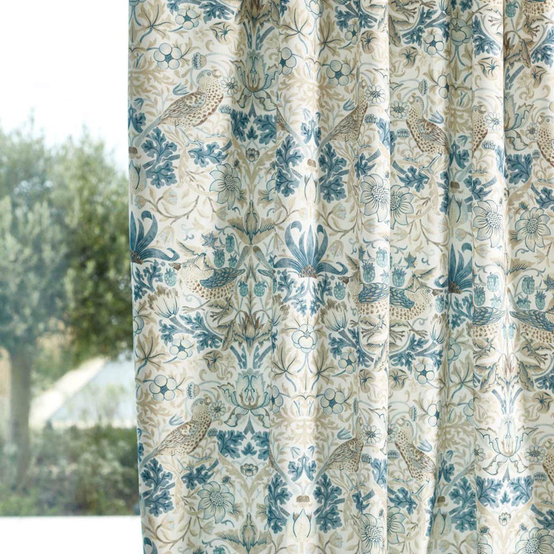 Strawberry Thief WW, Mineral Blue/Linen