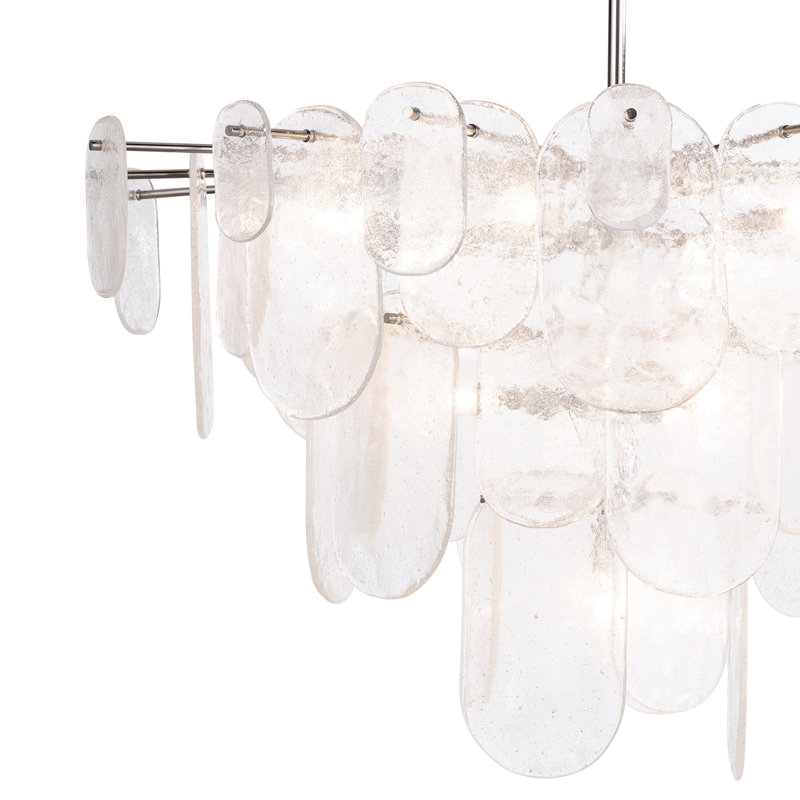 Echo Chandelier, Polished Nickel