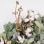 Couronne en coton noir et blanc 24 po
