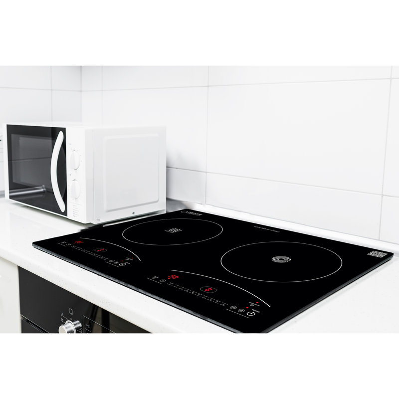 Plaque de cuisson électrique hybride à 2 brûleurs 20 po avec 9 alimentations électriques 110 V Equator