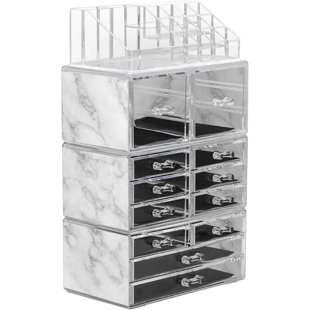 1pc Luxury 2-tier Bathroom Storage Rack, Makeup Organizer Box, Cosmetic  Product Sorting Shelf With Skincare Product Storage, For Bathroom  Countertop