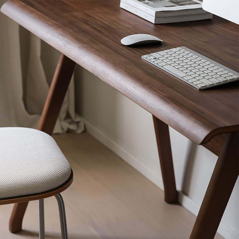 Petit bureau pratique de style chinois, Brun