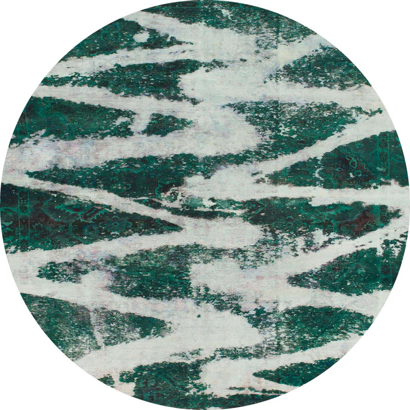 Tapis abstrait moderne 913, Rond 6 pi