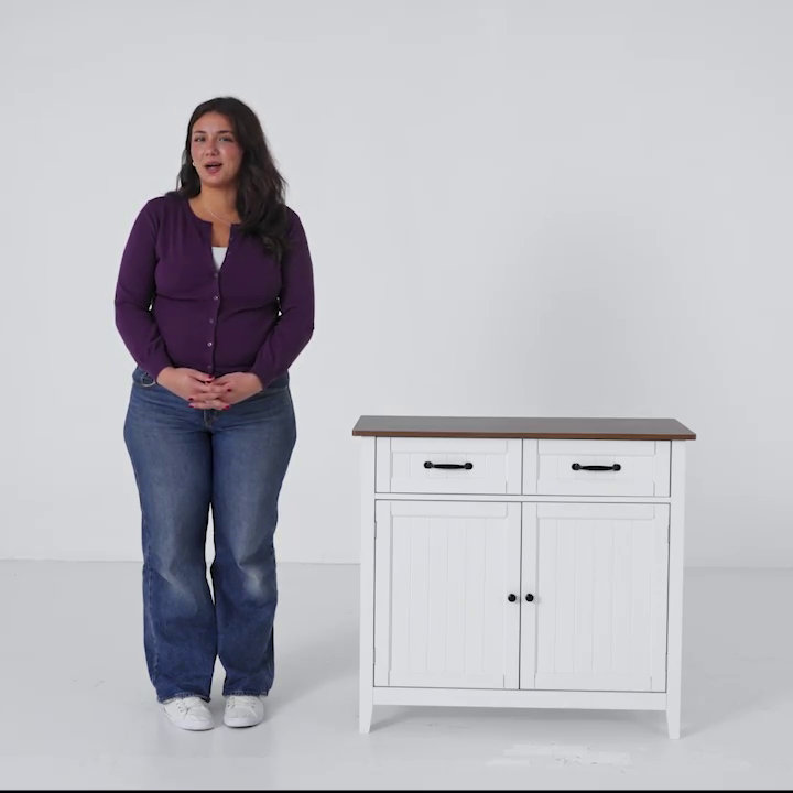 Winston Porter 32'' Kitchen Storage Island with Drawer and