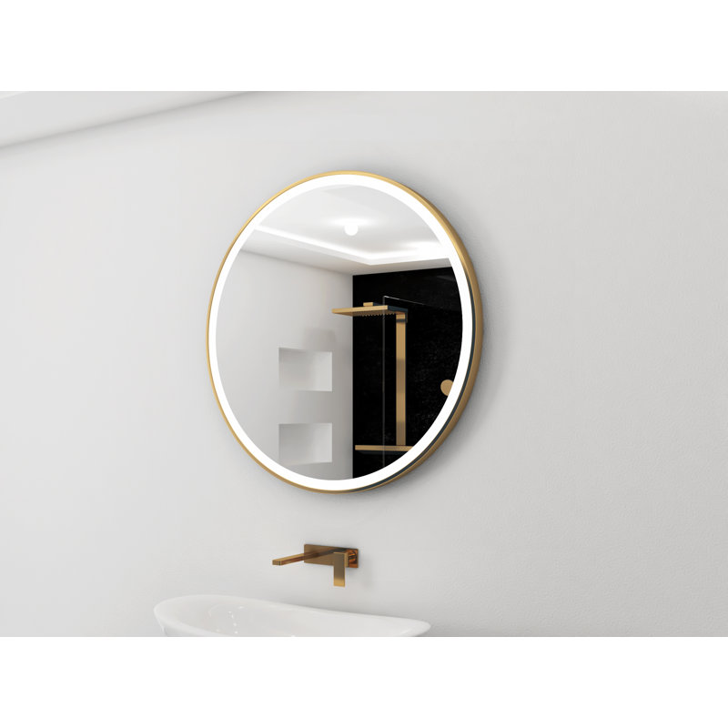 Miroir lumineux moderne et contemporain Galaxy, 3000 K, H 40 po x l 40 po x P 2 po