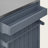 Outdoor Kitchen Island,Solid Wood Grill Cart with Stainless Steel Top-111705567