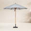 Baska Outdoor Round Umbrella-9.8'-Arashi Salt-884026096