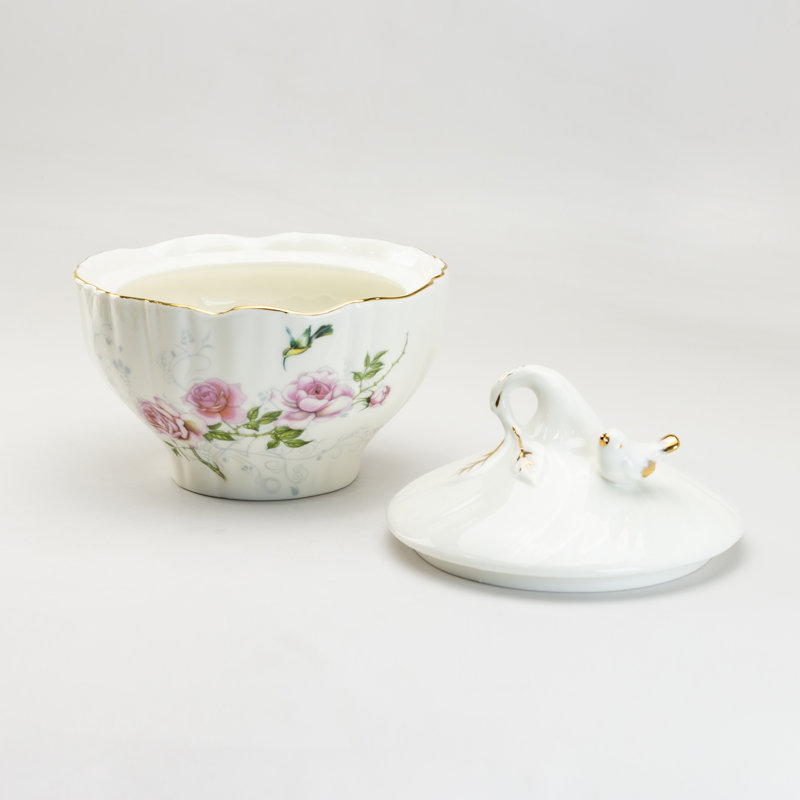 Or 6 oz. Sucrier avec couvercle