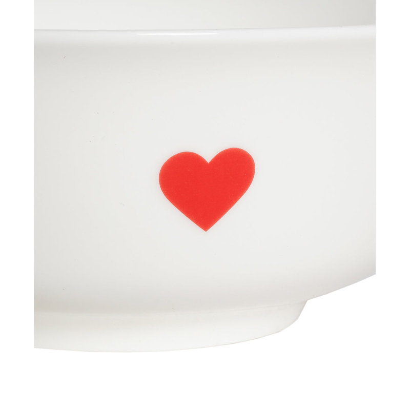 Bol en porcelaine - Caniche (rouge)
