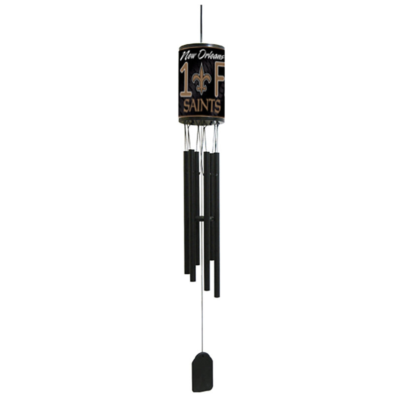 NFL Metal Sports Wind Chime, New Orleans Saints