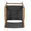 Tabouret en osier et bois Genesee