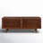 Gallery Solid Walnut Mid Century Modern TV Stand for TVs up to 60"