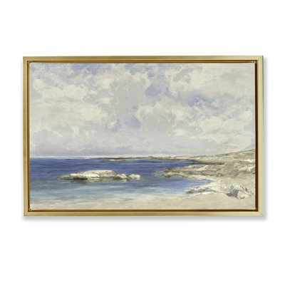 Pond At Morning Floating Frame, design by Christy McKee