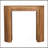 Solid Wood Soba Straight Console Table