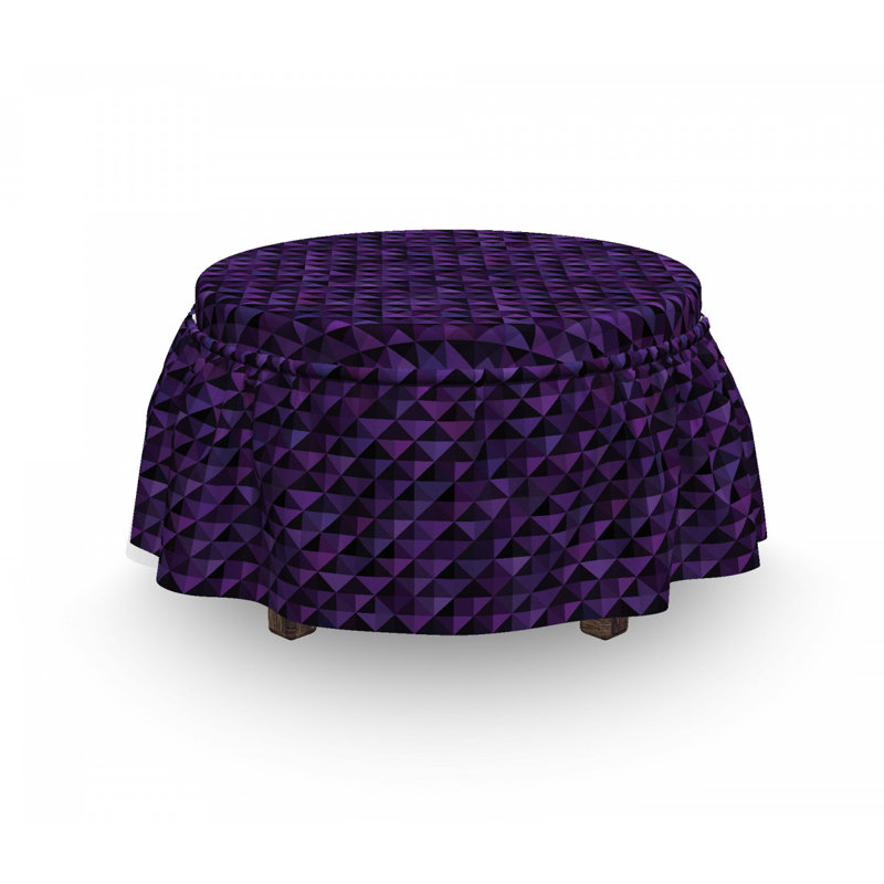 Box Cushion Ottoman Slipcover