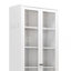 Armoire de cuisine en métal - 72 po de hauteur avec tablettes réglables (blanc), structure en acier inoxydable robuste, armoire autoportante pour cuisine / garde-manger / salle de bain