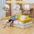 13PCS Modular Kids Play Couch, Toddler Couch With Washable Velvet Cover For Playroom, Sectional Toddler Play Sofa For Developing Imagination, Convertible Foam Climbing Sofa-782956085