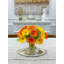 Orange-Yellow Real-Touch Gerbera Daisy Centerpiece
