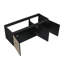 Ensemble de meuble-lavabo double 47,6 po avec plateau en céramique Shalia