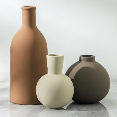 Ceramic Neutral Vase