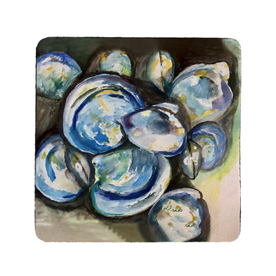 Ensemble de 4 sous-verres à palourdes